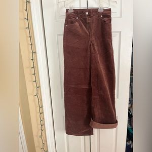 Brown Baggy Corduroy Jeans